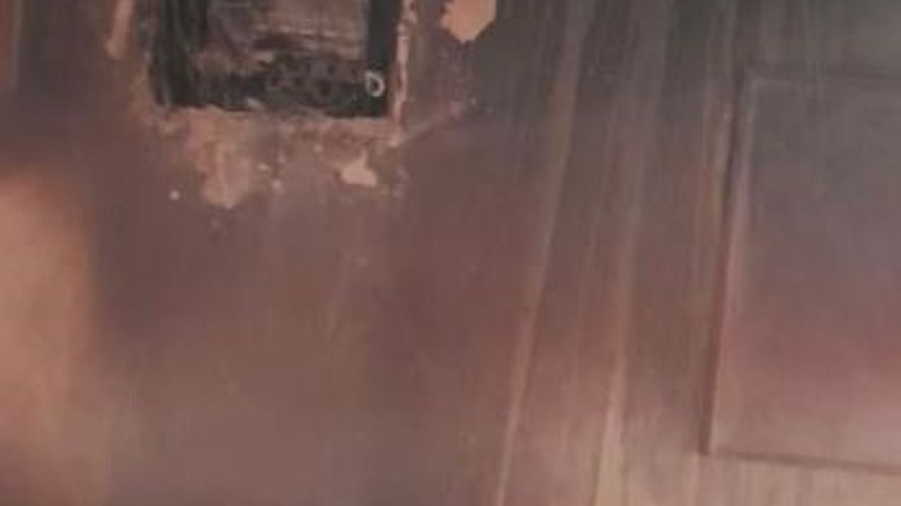 Denizli'de camiye yıldırım düştü, cemaatin müdahalesi yangını büyümeden söndürdü