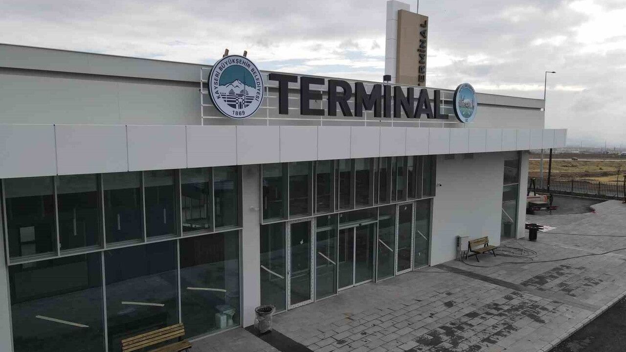 Develi'ye yeni terminal binası hizmete hazır