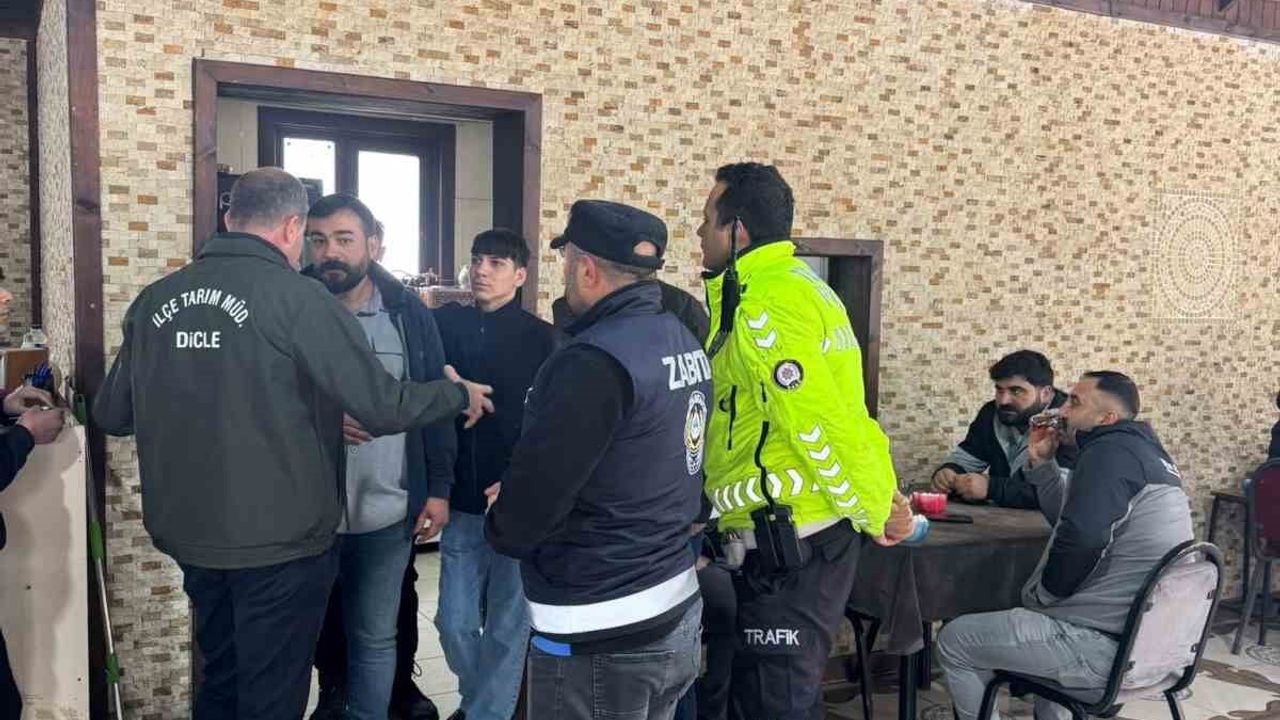 Dicle'de yılbaşı öncesi işletmelere denetim