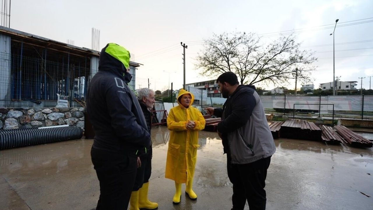 Didim Belediyesi teyakkuzda: Kuvvetli yağış sonrası müdahale sürüyor