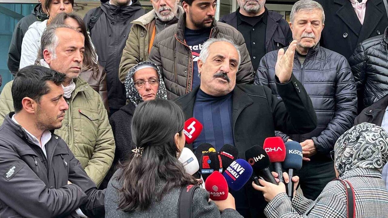 Dilovası parfüm tesisi yangınında yakınlar SGK önünde açıklama yaptı