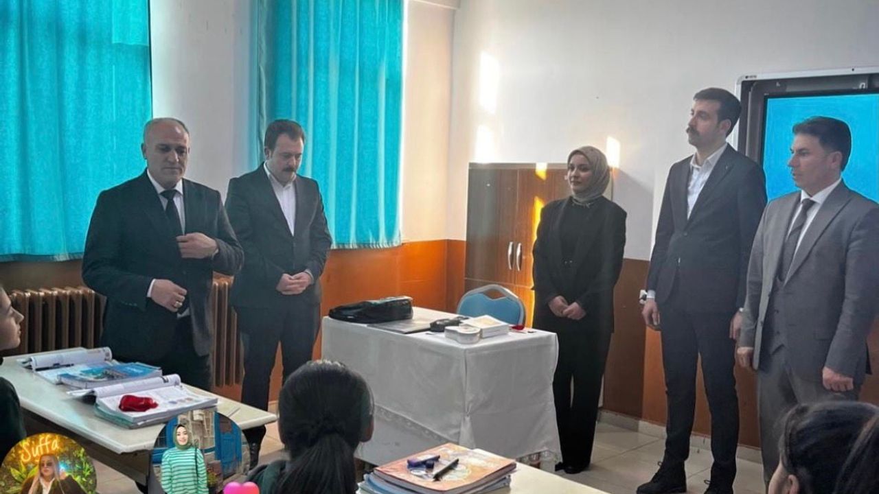 Diyadin İmam Hatip Ortaokulu'na İlçe Millî Eğitim Ziyareti