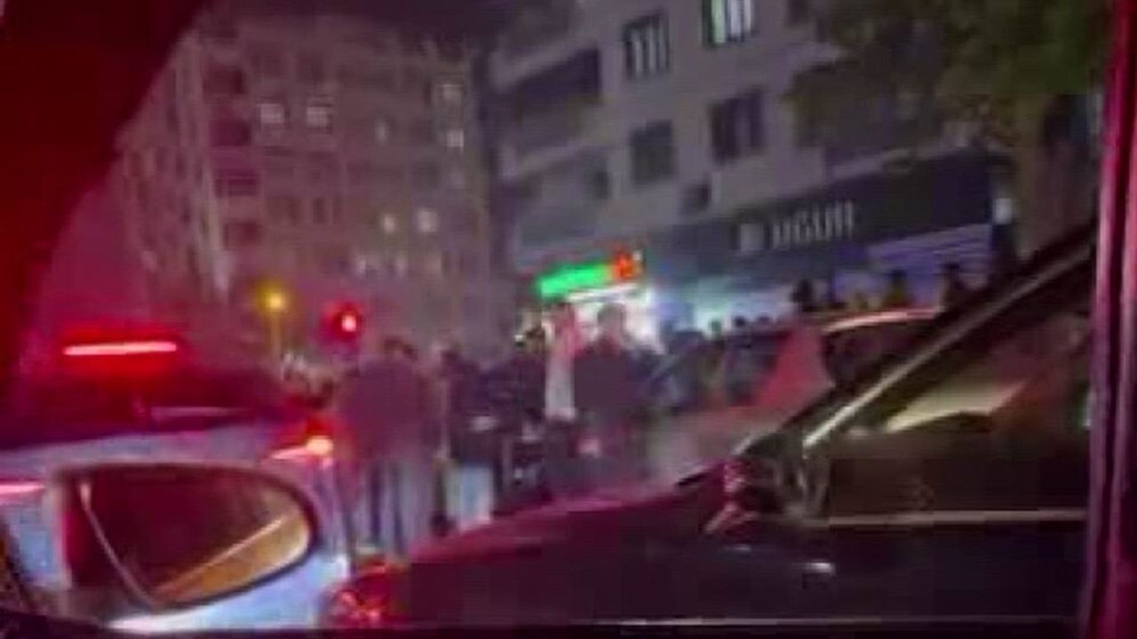 Diyarbakır'da kavşak kazası sonrası arbede