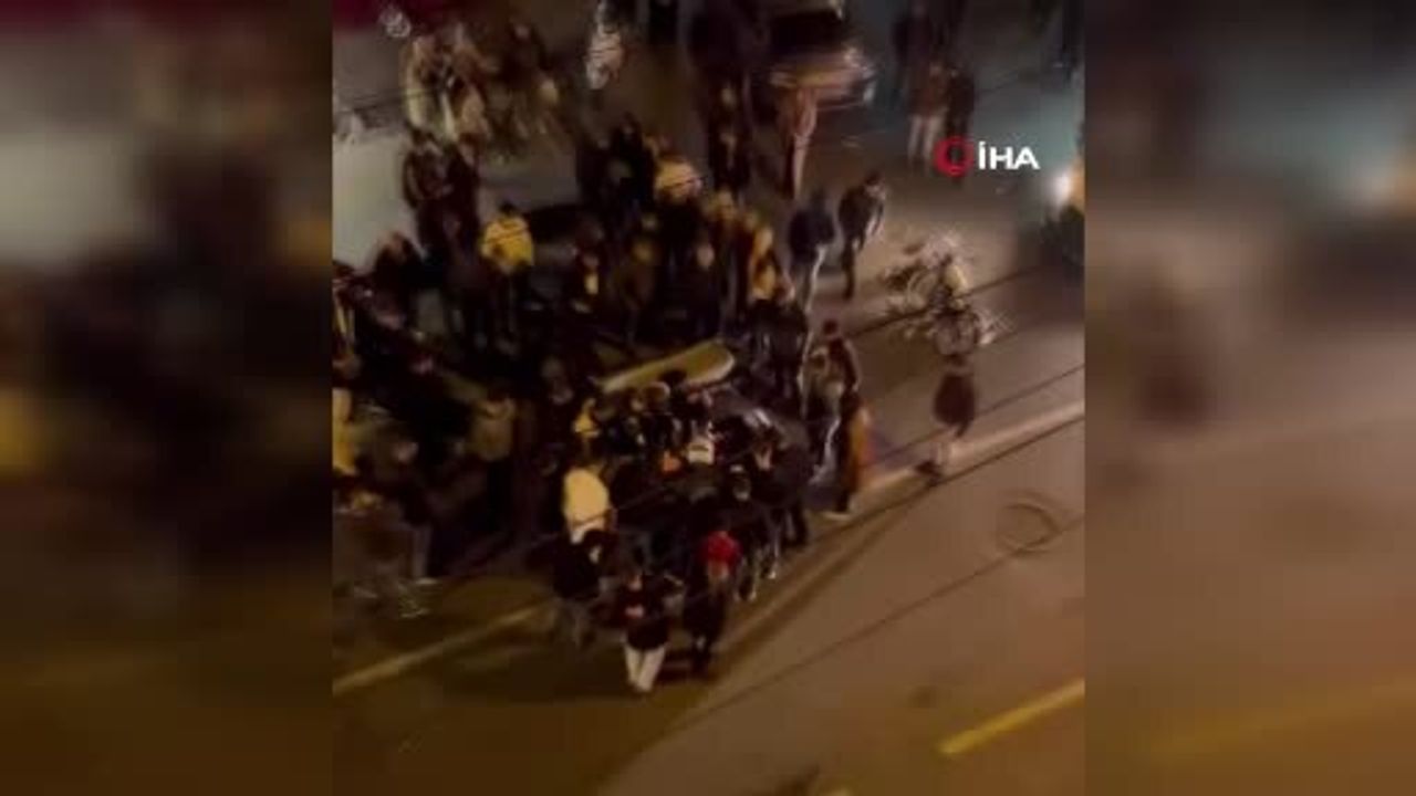 Diyarbakır'da motosiklet kazası: yaralının çığlıkları kamerada