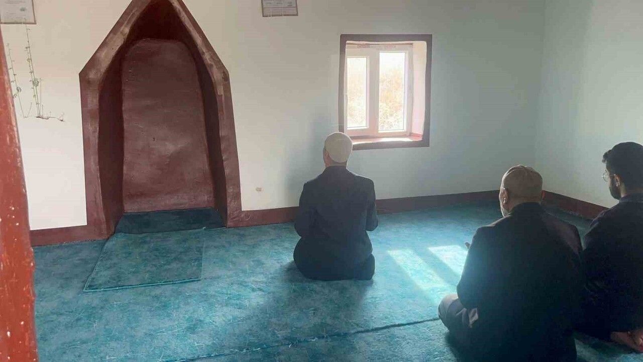 Diyarbakır’daki cami duvarından topraksız bitki yeşerdi, cemaat şaşkın