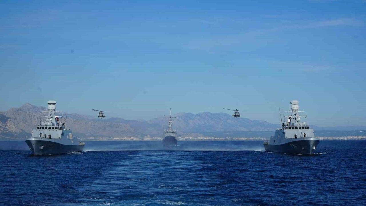 Doğu Akdeniz-2025 Fiili Davet Tatbikatı Antalya açıklarında tamamlandı