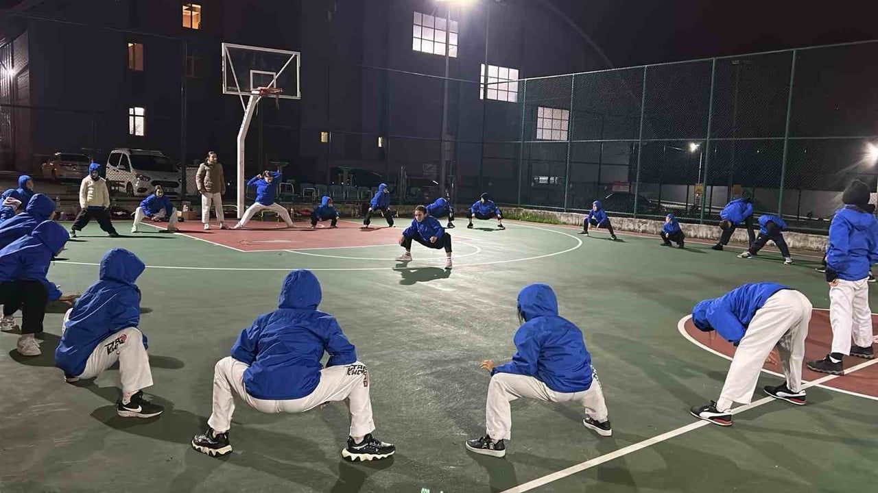 Düzce'de GSB Kış Spor Okulları yoğun ilgiyle sürüyor