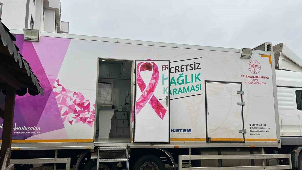 Düzce'de Mobil Kanser Taraması: Cumayeri'nde Ücretsiz Hizmet