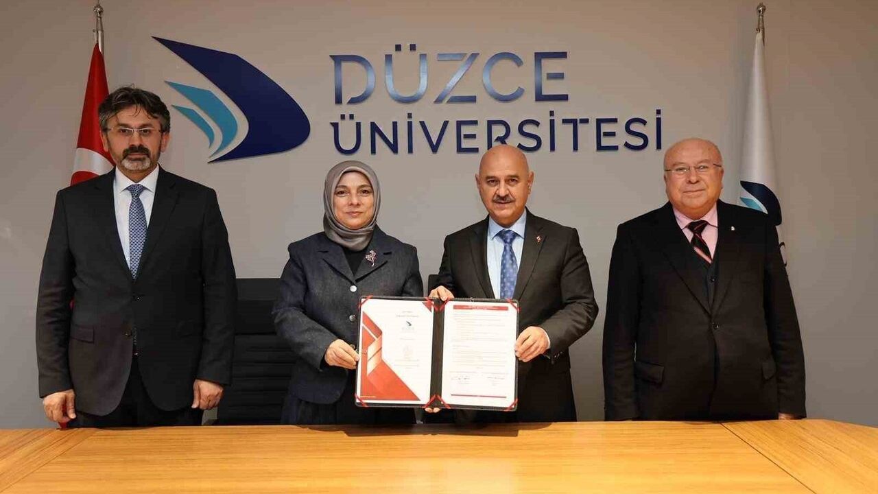 Düzce Üniversitesi ile Milli Eğitim Müdürlüğü arasında eğitim iş birliği protokolü