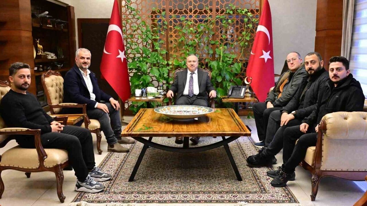 Düzceli Gazeteciler Nevşehir Valisi Ali Fidan'ı Ziyaret Etti