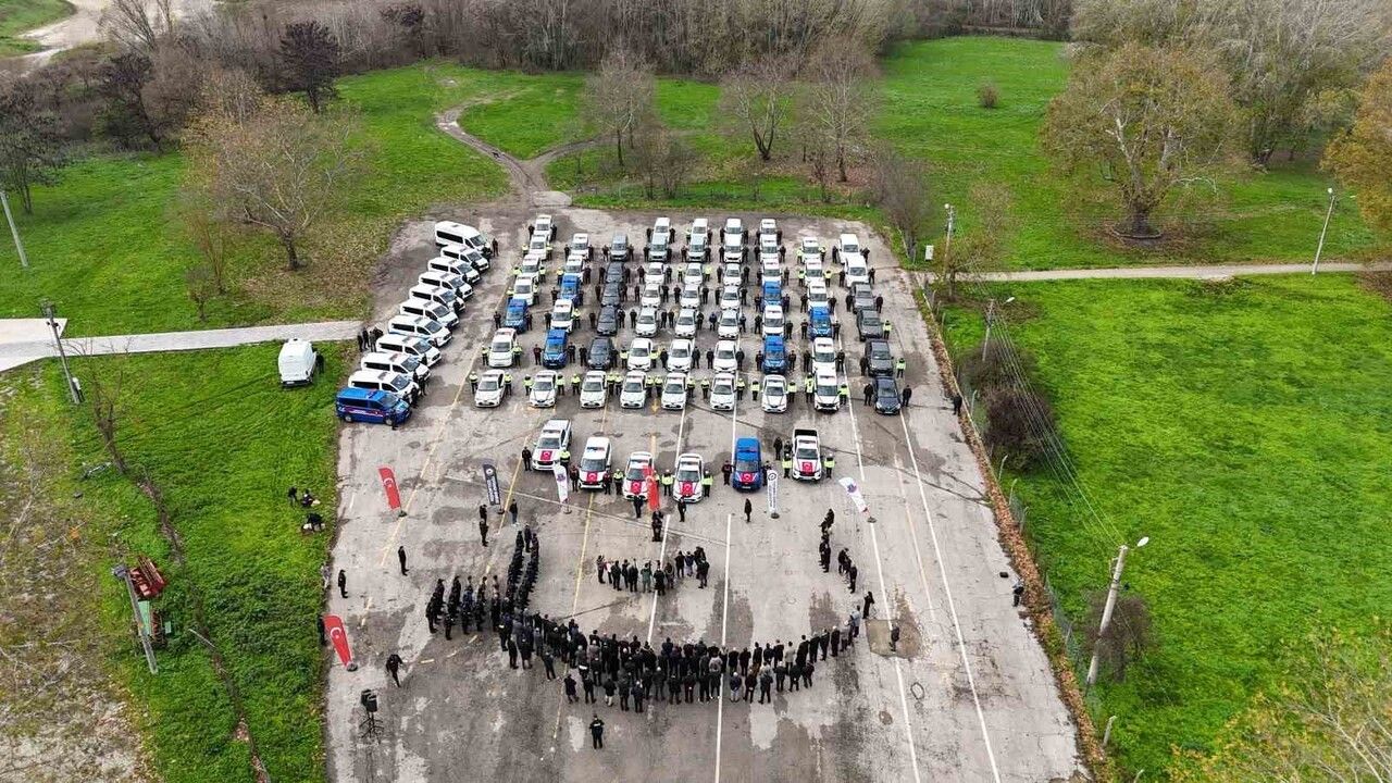 Edirne’de polis ve jandarmaya modern hizmet aracı desteği
