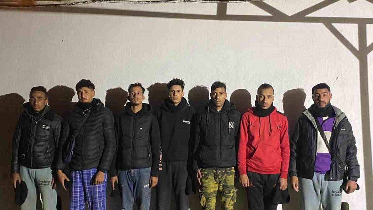 Edirne Uzunköprü'de 7 Fas uyruklu düzensiz göçmen yakalandı