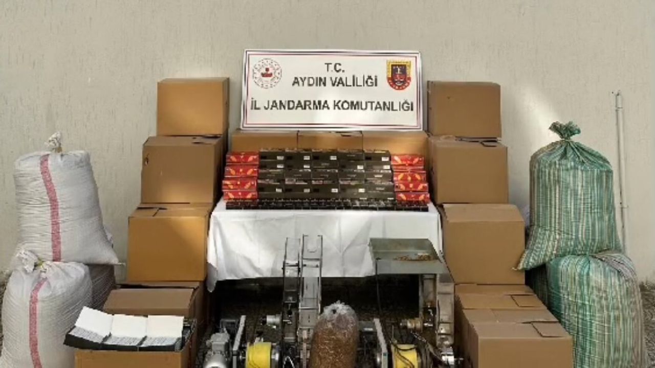 Efeler’de kaçak sigara operasyonu: 2 kişi gözaltında