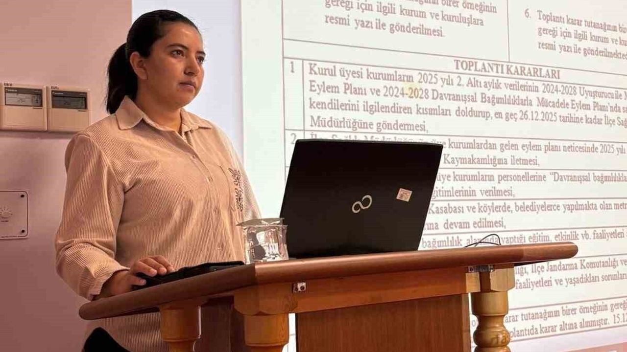 Eğirdir'de Bağımlılık ve İntihar Önleme İçin Kurumlar Arasında Güçlü İşbirliği