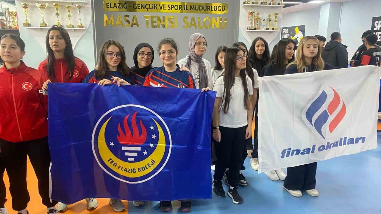 Elazığ'da Gençler Masa Tenisi İl Birinciliği tamamlandı