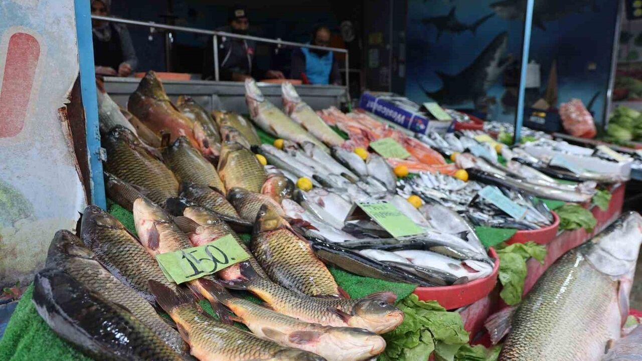 Elazığ'da soğuyan havalar balığa olan talebi artırdı