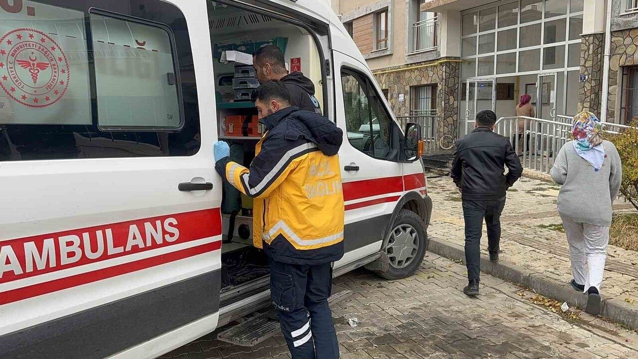 Elazığ Güneykent'te prizden çıkan yangın: 9 kişi dumandan etkilendi