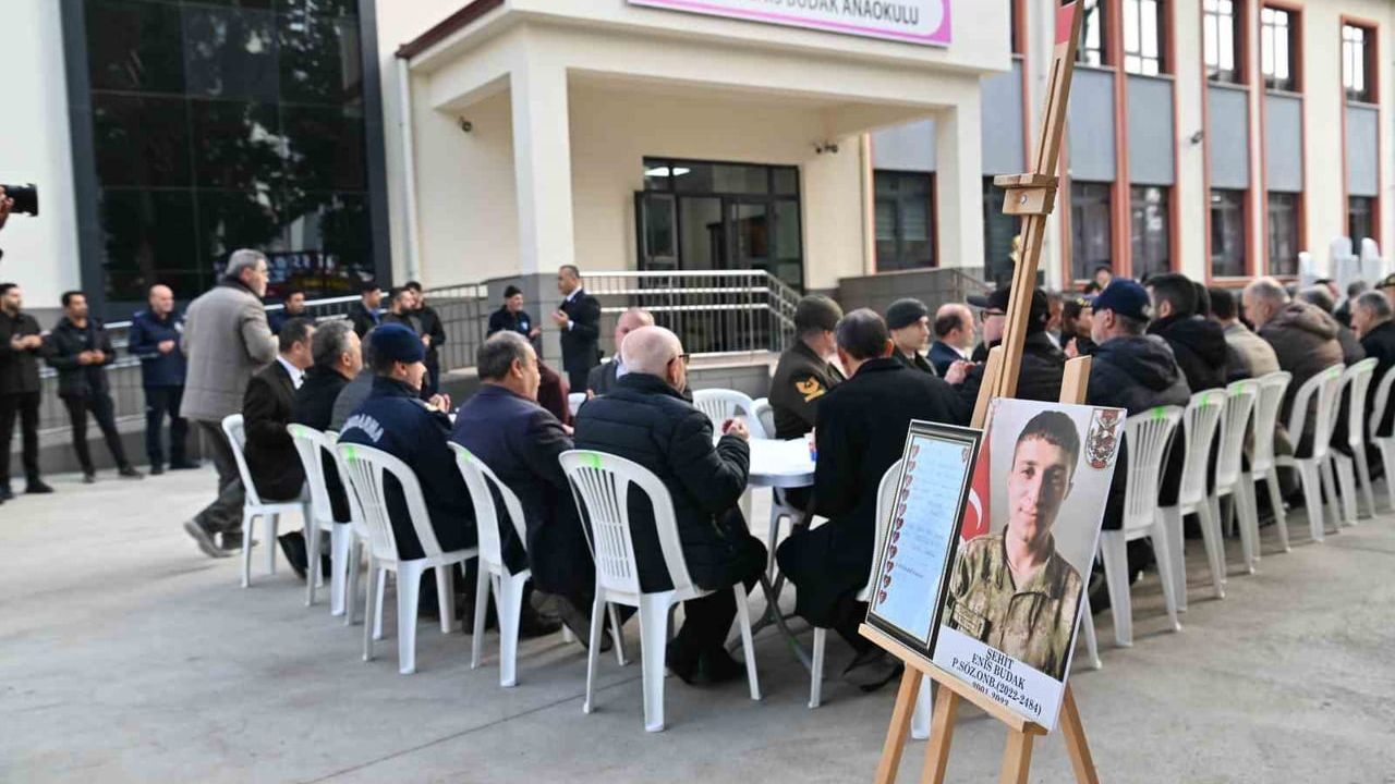 Enis Budak, adını taşıyan okulda şehadetinin 2. yılında dualarla anıldı