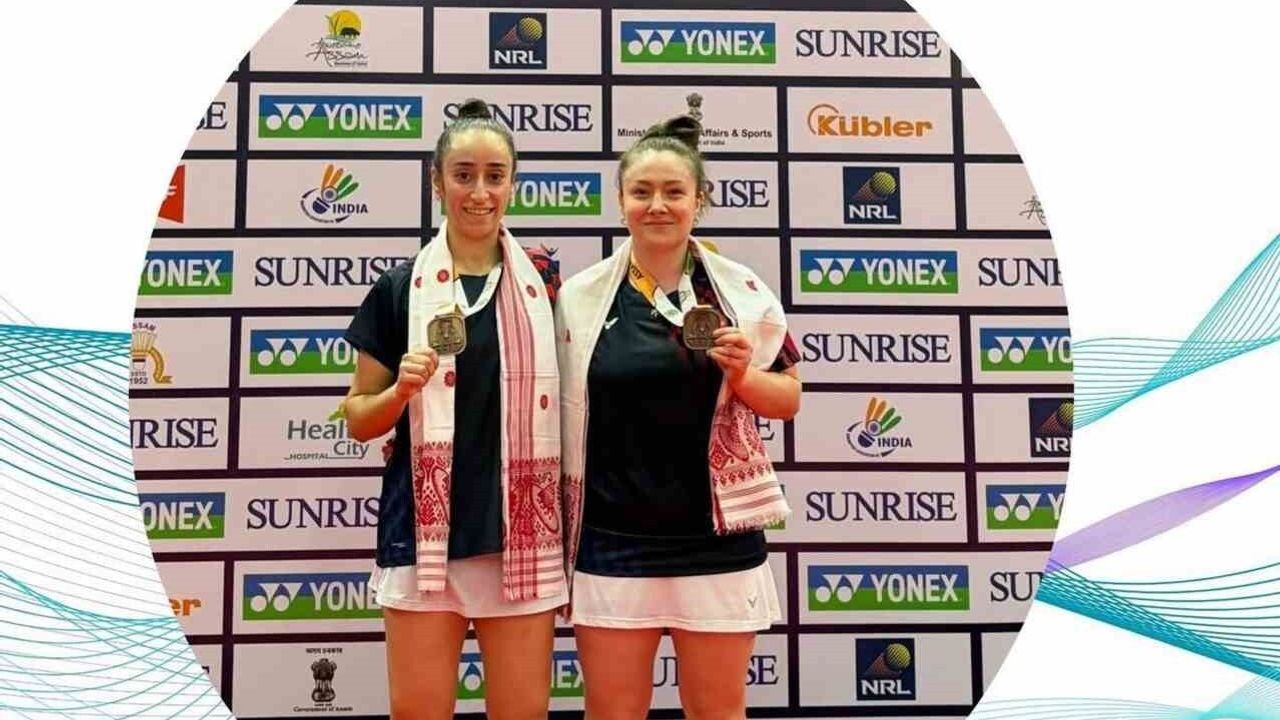 Erçetin ve İnci Guwahati Masters 2025'te bronz madalya kazandı