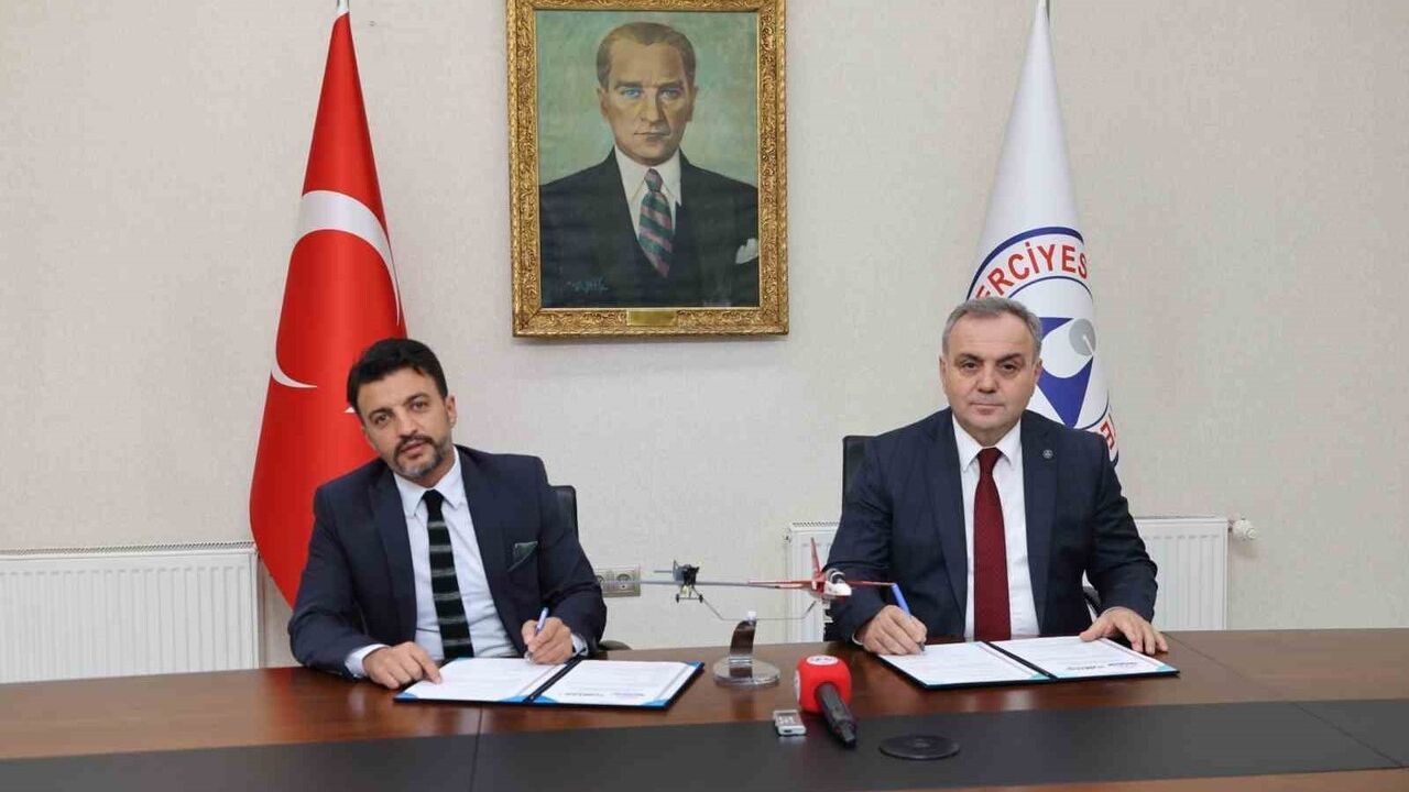 Erciyes Üniversitesi ile TOMTAŞ Havacılık arasında iş birliği protokolü