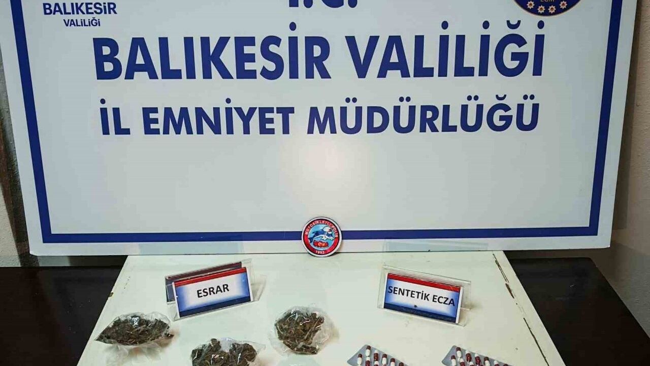 Erdek'te uyuşturucu operasyonu: 1 gözaltı