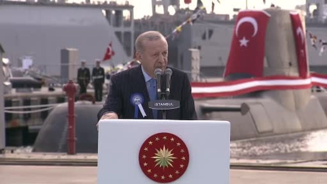 Erdoğan: Türkiye, kendi savaş gemisini geliştirip denize indiren 10 ülkeden biri