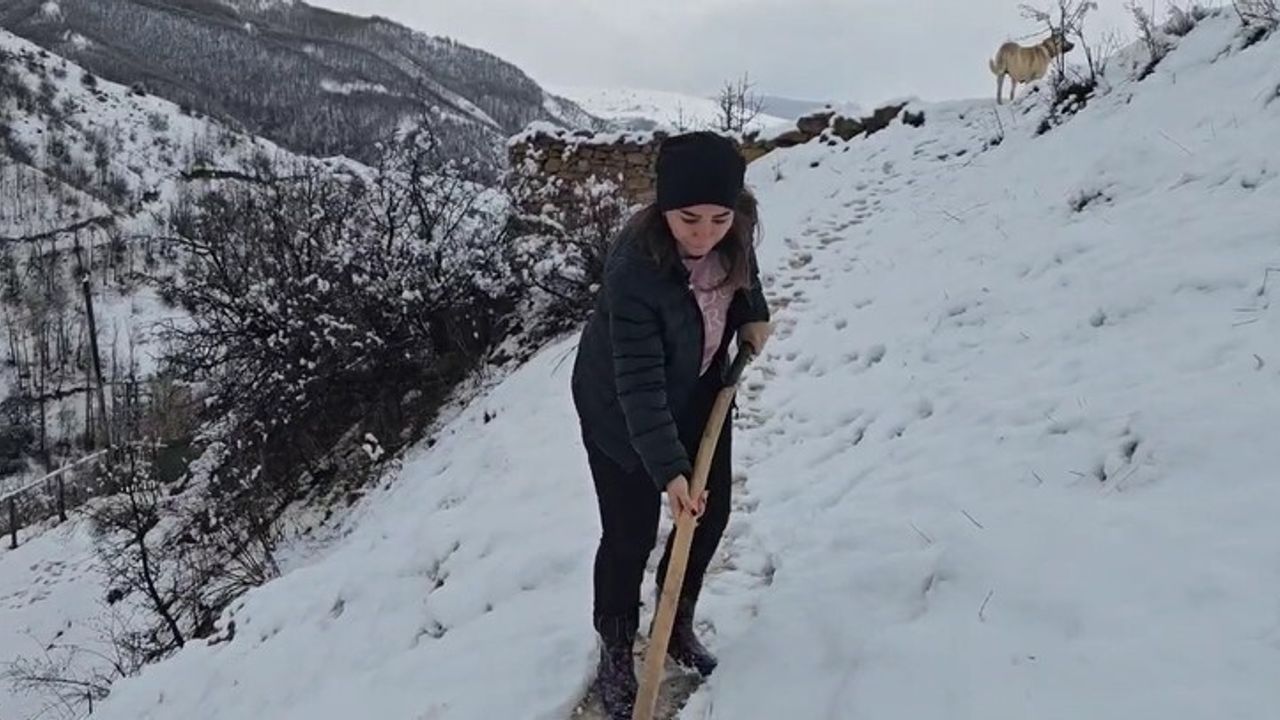 Erzincan’ın yüksek kesimleri beyaza büründü