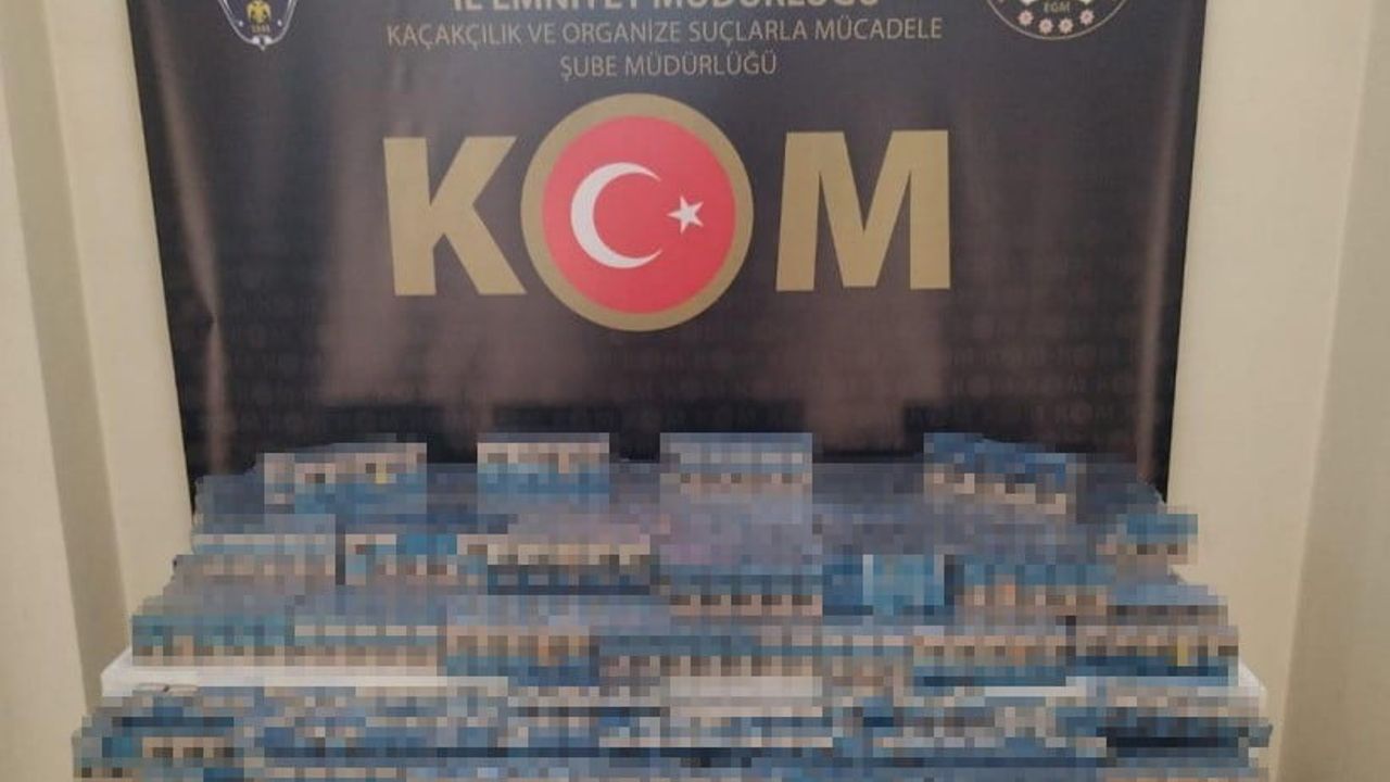 Erzurum'da 3 bin 442 paket gümrük kaçağı sigara ele geçirildi
