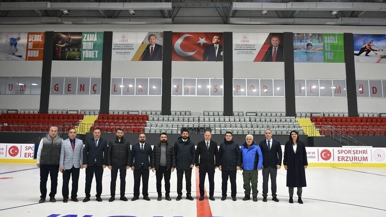 Erzurum GSİM, buz salonlarında kapsamlı yenileme çalışmaları yürütüyor