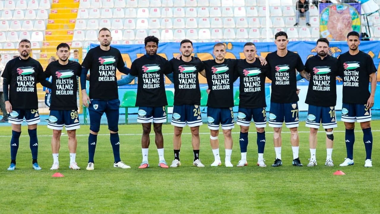 Erzurumspor'dan 1 Ocak'ta Filistin'e Destek Çağrısı