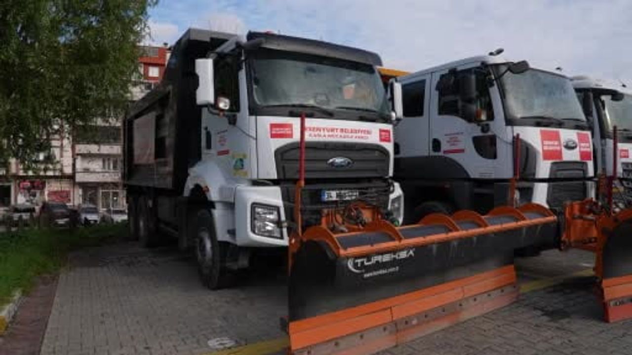 Esenyurt Belediyesi karla mücadeleye hazır