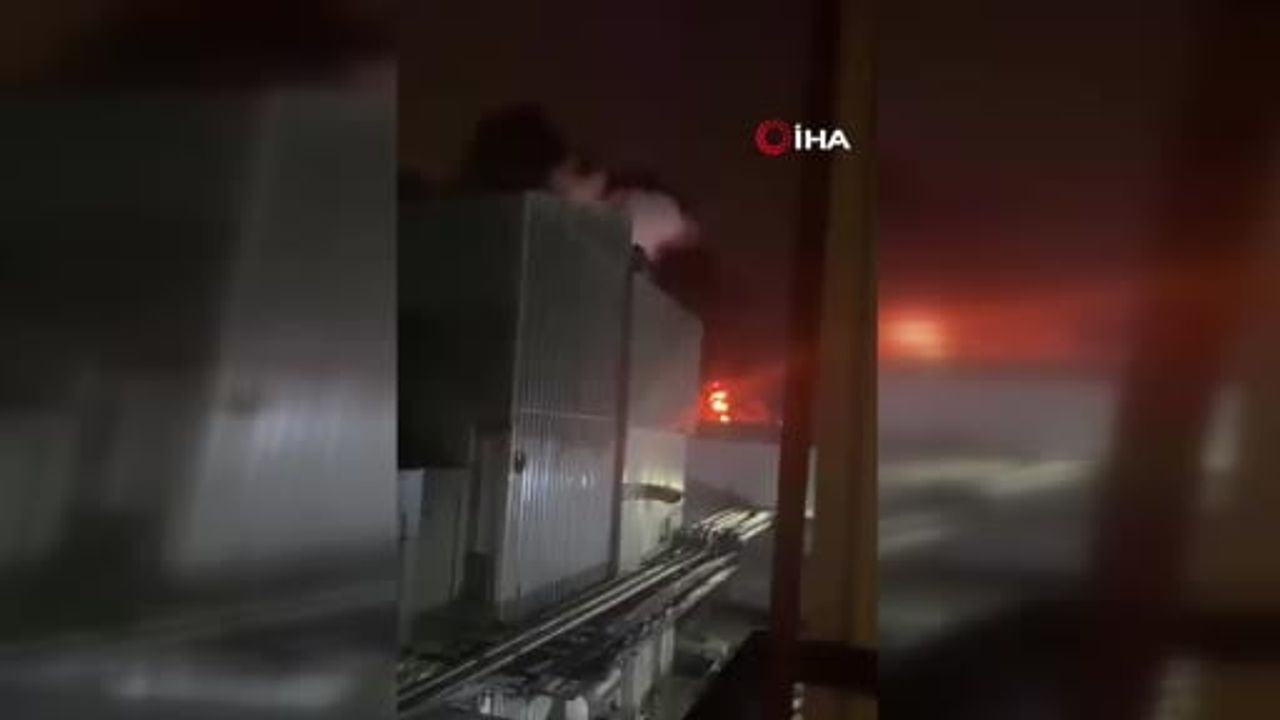 Esenyurt’ta Fabrika Yangını
