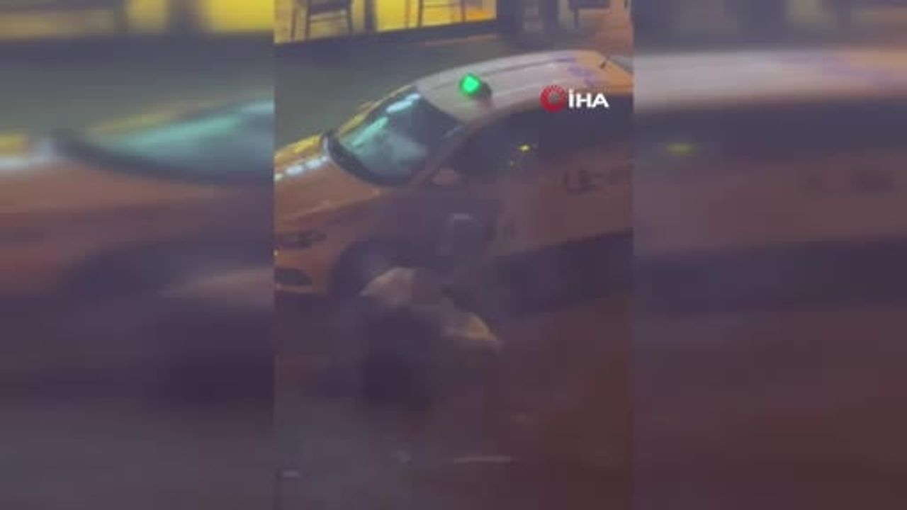 Esenyurt'ta taksi ücreti tartışması saç başa kavgaya dönüştü