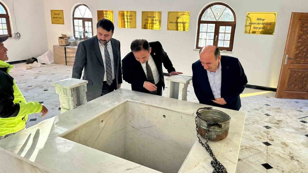 Eskipazar’da Sığırcık Suyu ve Cami Restorasyonunda Sona Yaklaşıldı