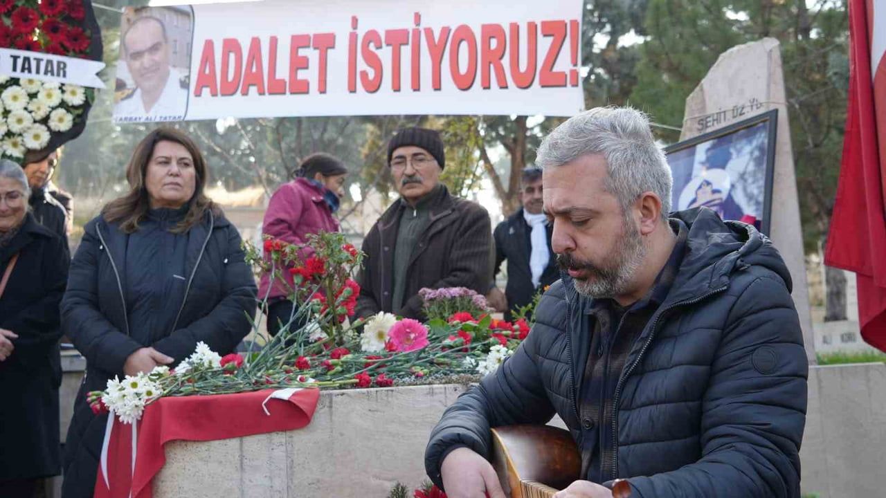 FETÖ kumpası mağduru Yarbay Ali Tatar mezarı başında anıldı