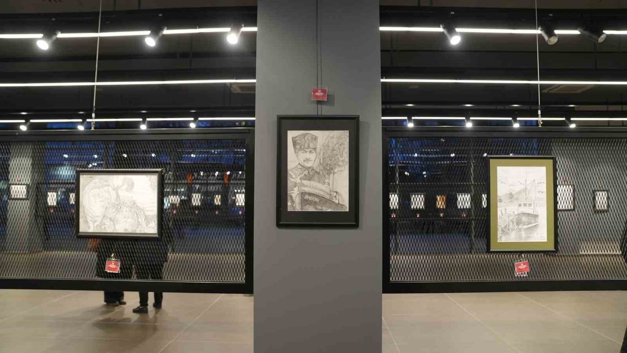 Gazi Şehrin İzinde 104 Eserle 104. Yıl Sergisi Şehitkamil'de Açıldı