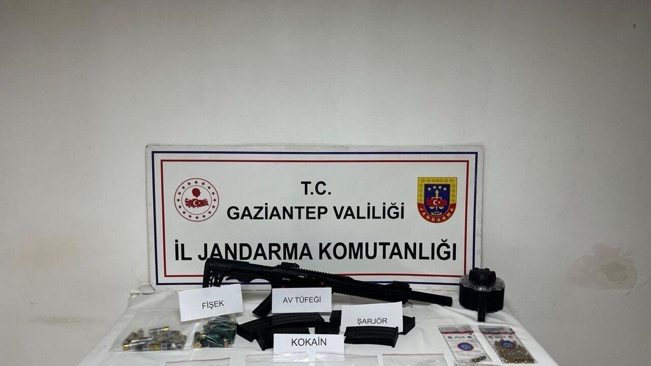 Gaziantep’te jandarmadan organize suç örgütü operasyonu: 3 tutuklama