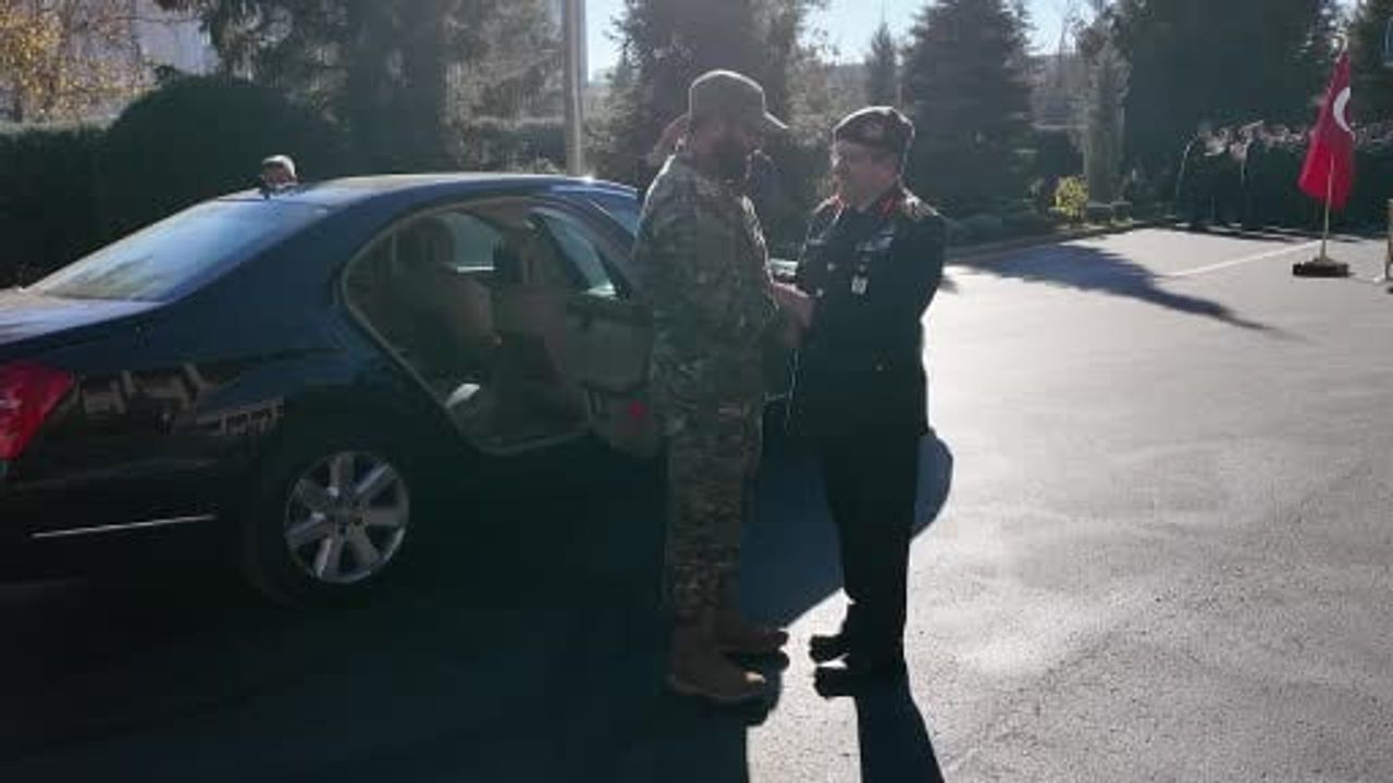 Genelkurmay Başkanı Bayraktaroğlu, Suriye Genelkurmay Başkanı Nureddin Ali Na’san’ı Ankara’da karşıladı