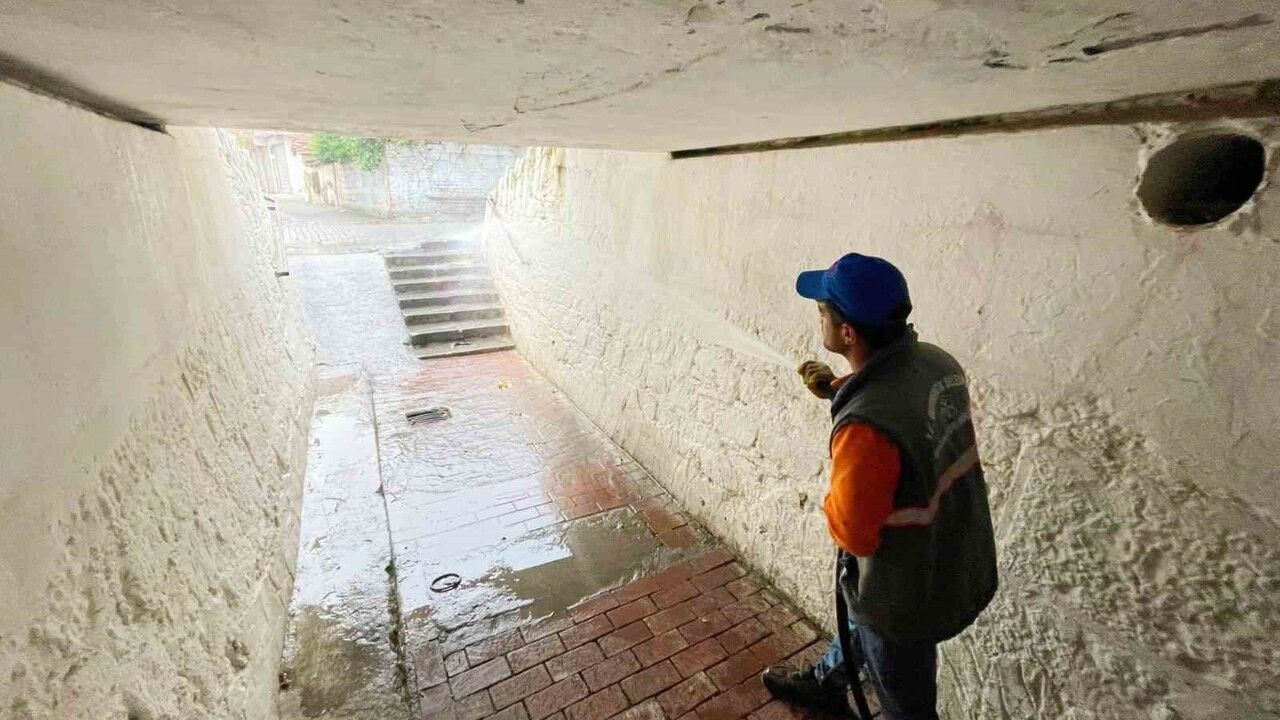 Germencik Ortaklar Mahallesi'nde kapsamlı temizlik çalışması