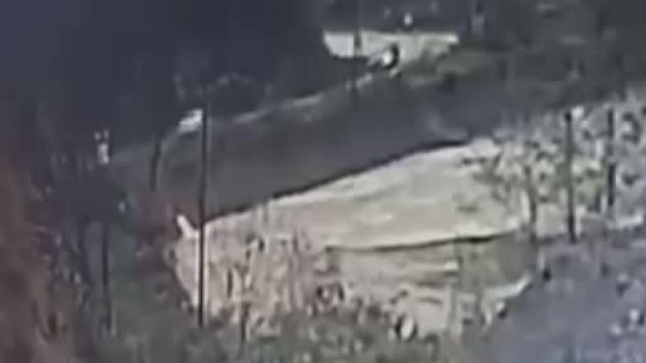 Giresun'da iki kişinin hayatını kaybettiği kazanın güvenlik kamerası görüntüleri ortaya çıktı