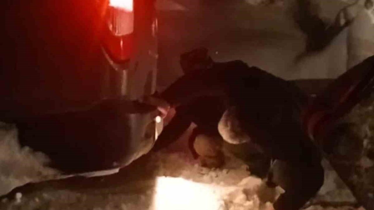 Giresun'da yaylada mahsur kalan vatandaş belediye ekiplerince kurtarıldı