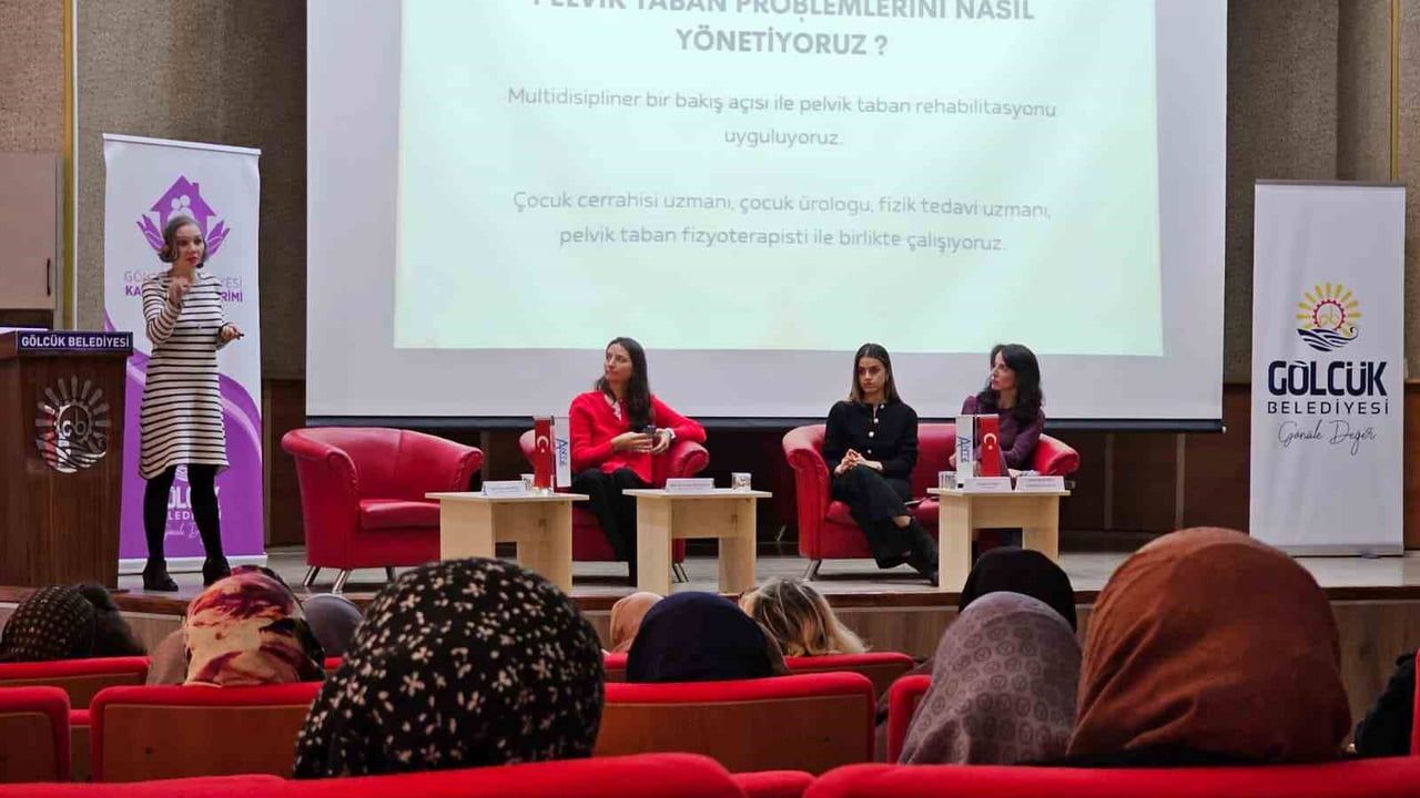 Gölcük’te ameliyatsız çözümler: idrar ve gaita kaçırma semineri