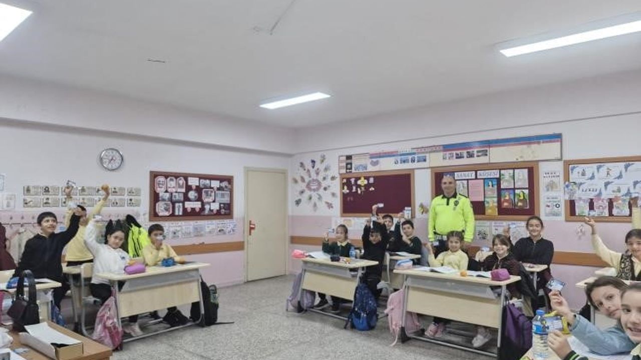 Gölpazarı'nda 173 öğrenciye trafik güvenliği eğitimi