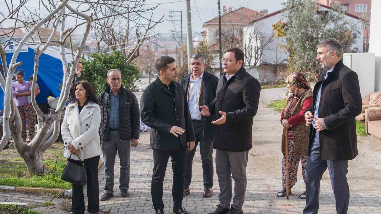 Günel'den Sındırgı'ya dayanışma ziyareti