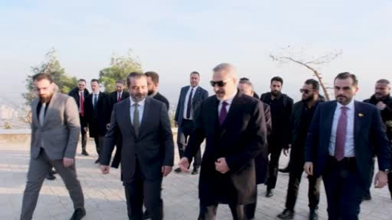 Hakan Fidan, Kasyun Dağı'ndan Şam'ı İzledi