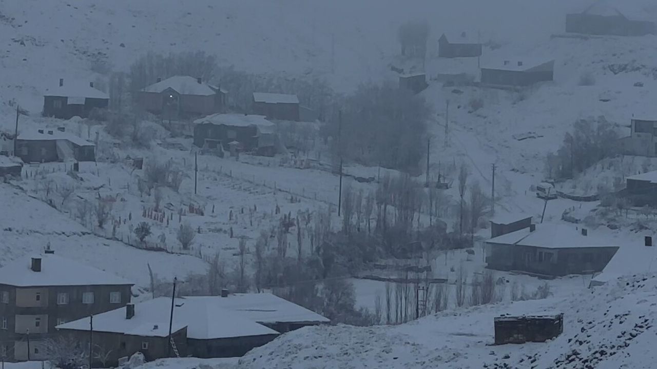 Hakkari'de 43 yerleşim yerinin yolu kar nedeniyle ulaşıma kapandı