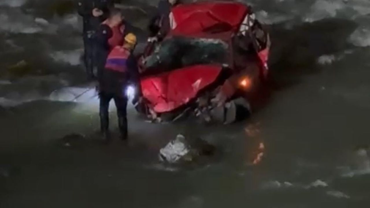 Hakkari'de otomobil Zap Suyu'na uçtu: 1'i ağır yaralı