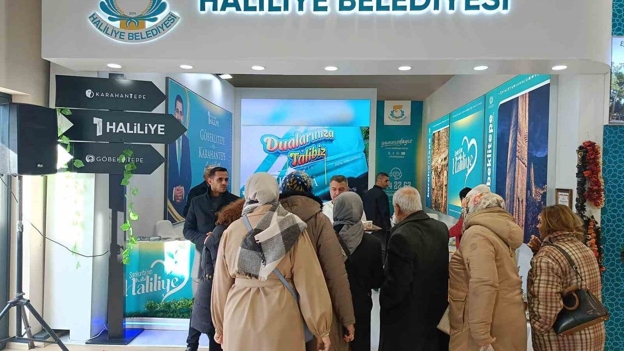 Haliliye Belediyesi standı Şanlıurfa Tanıtım Günleri'nde yoğun ilgi gördü