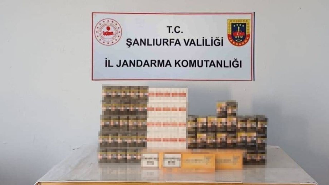 Haliliye ve Viranşehir'de jandarmadan kaçak ürün operasyonu