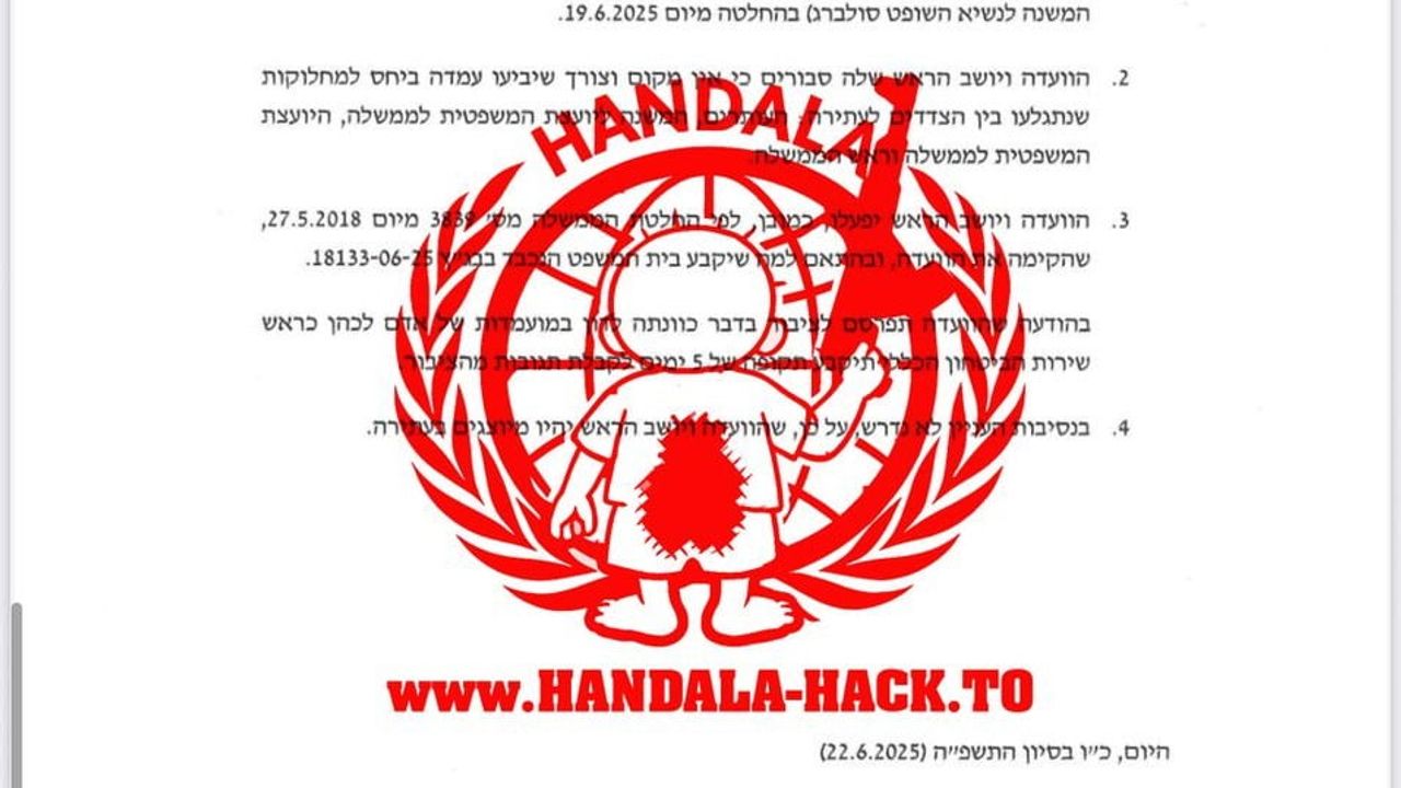 Hanzala grubu, Netanyahu’nun Özel Kalem Müdürünün telefonuna sızdığını iddia etti